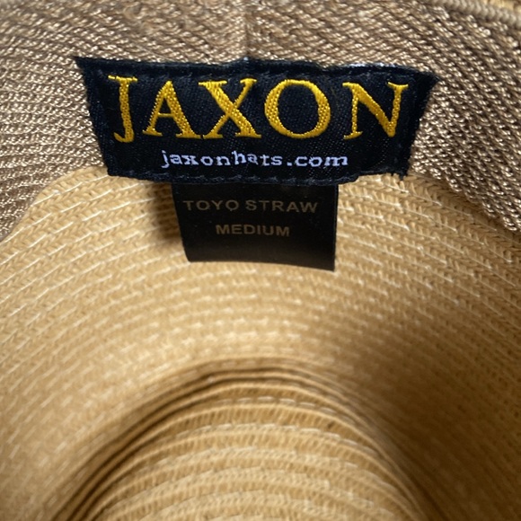 Ridley Toyo Straw Trilby Fedora Hat by Jaxon Hats in Size Medium - Picture 9 of 12